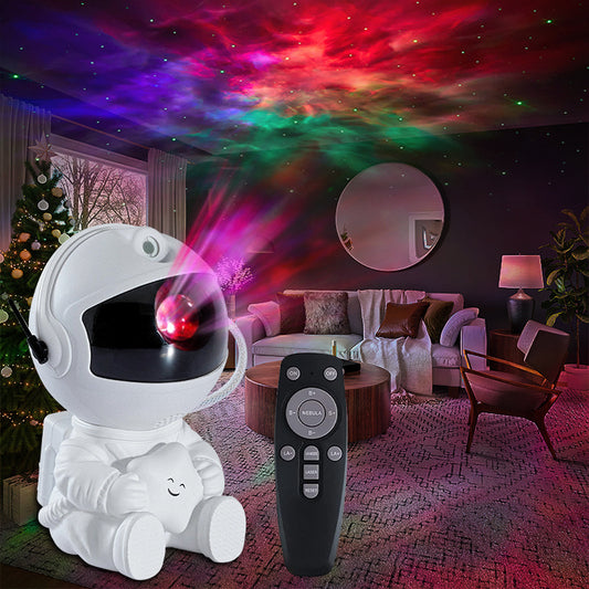 Star Projector Galaxy Night Light Astronaut Guitar Starry Nebula LED Lamp with Remote and Timer Projector Lights NINETY NIGHT   