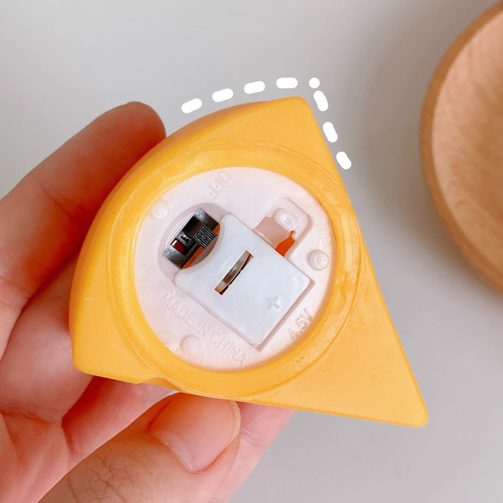 LED Night Light Cheese Bedroom Living Room Bar Cafe Hotel Children Kids Room Button Battery Cute Projector Lights NINETY NIGHT   