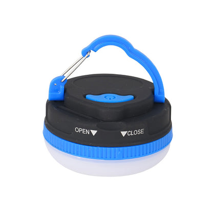 LED Portable Hanging Tent Light Camping Light USB Charging Outdoor Traveling To Go Power Bank Charms Projector Lights NINETY NIGHT AAA Battery-Blue  