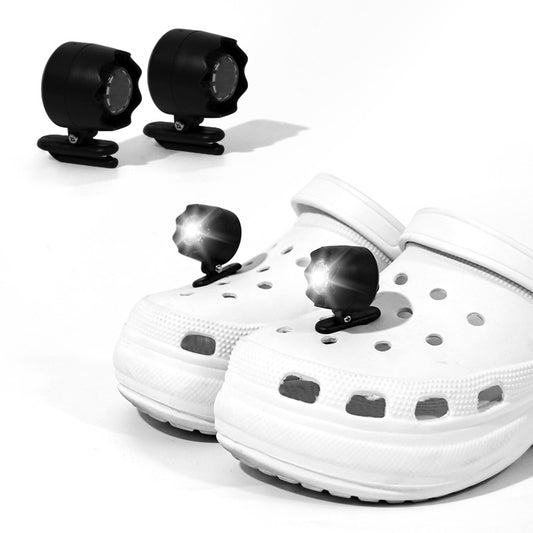 2PCS LED Shoes Light Lamp Portable Outdoor Traveling To Go Cute Charms Projector Lights NINETY NIGHT   