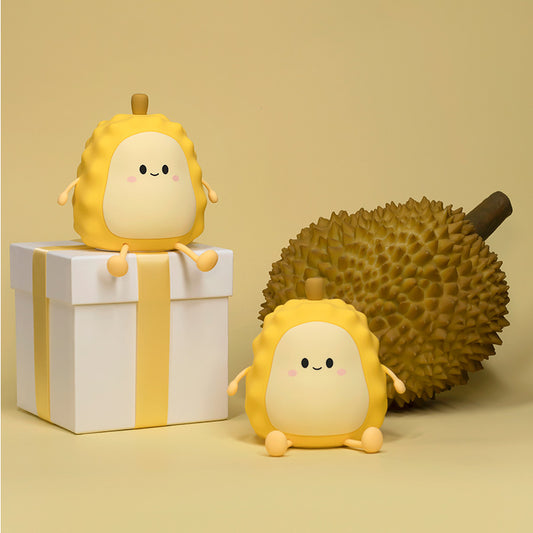 LED Night Light Silicone Touch Sensor Durian Table Lamp USB Charging Cute Children Kids Room Projector Lights NINETY NIGHT   