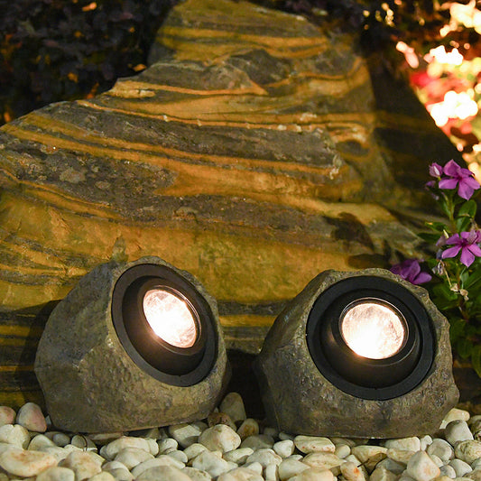 LED Outdoor Garden Light Lawn Light Stone Courtyard Solar Charging Waterproof Charms Unique Projector Lights NINETY NIGHT   